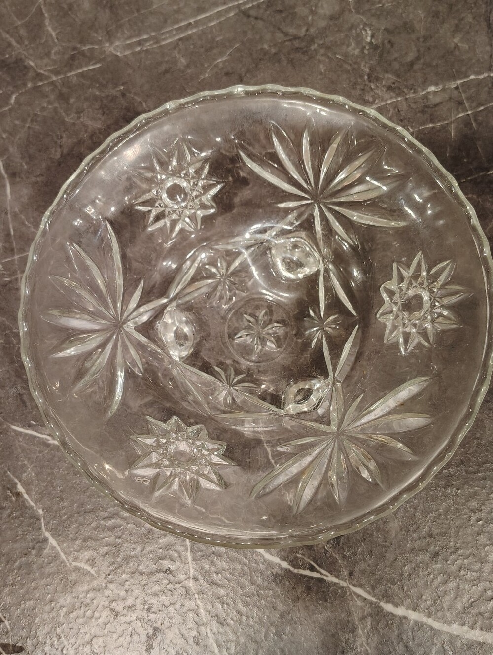 Vintage Anchor Hocking "Star of David" Bowl